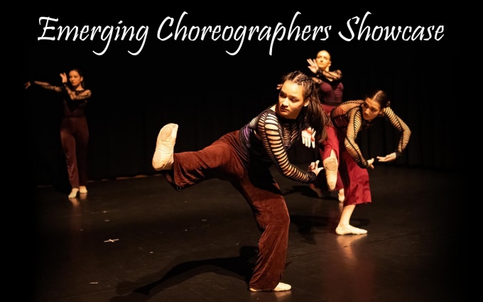 dance students performing on stage. 